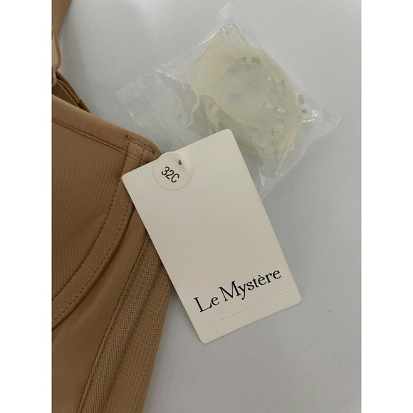 Soiree Longline Bustier Bra LeMystere $86 NWT Corset/Bustier BEIGE TAN 34DD/E - Picture 11 of 11